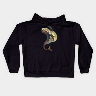 chubby whale Kids Hoodie